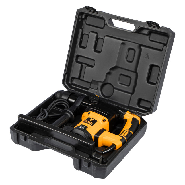 Перфоратор электрический RHV-1050-38-max, SDS-max, 1050 Вт, 10 Дж, 2 плюс 1 режим Denzel в Красноярске