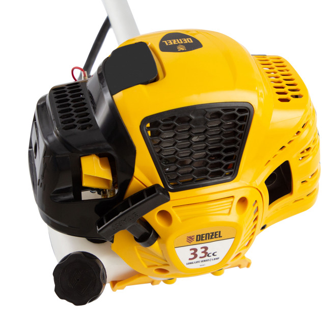 Триммер бензиновый DTL-33, 33 см3, неразъемная штанга Denzel в Красноярске