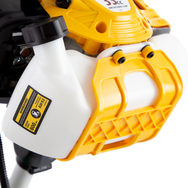 Триммер бензиновый DTL-33, 33 см3, неразъемная штанга Denzel в Красноярске