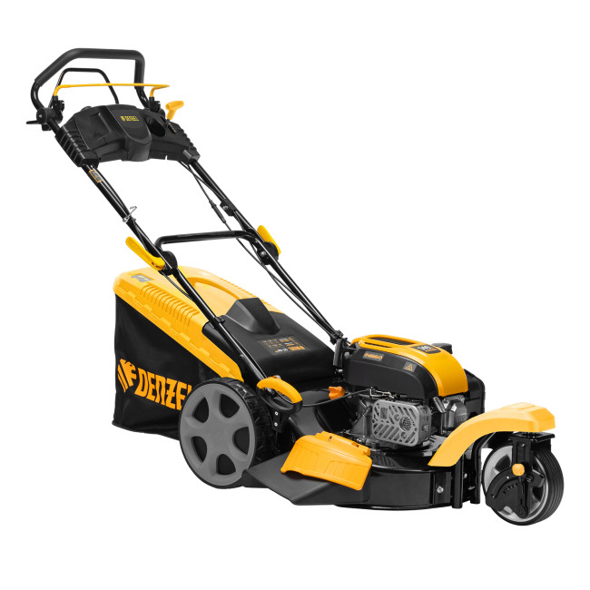 Бензиновая газонокосилка GLT-460SP-T, Trike 149 см3, 46 см, привод, панель, 60л Denzel в Красноярске Бензиновая газонокосилка GLT-460SP-T, Trike 149 см3, 46 см, привод, панель, 60л Denzel в Красноярске