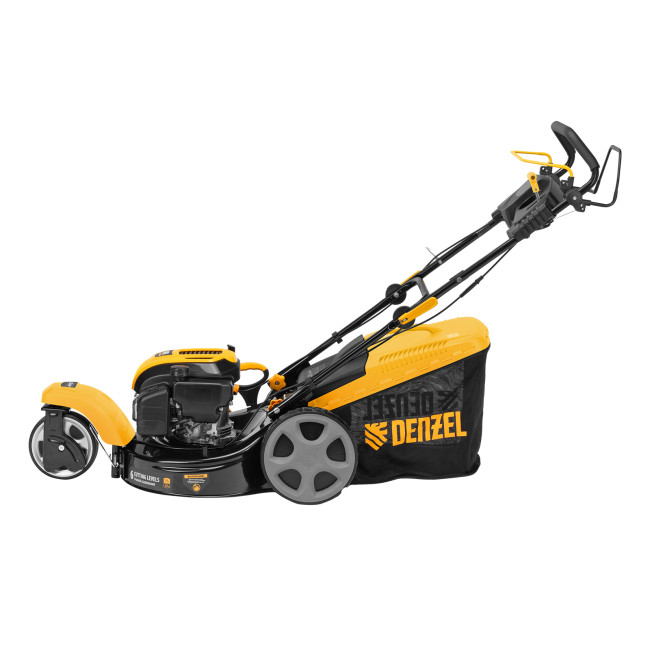 Бензиновая газонокосилка GLT-460SP-T, Trike 149 см3, 46 см, привод, панель, 60л Denzel в Красноярске Бензиновая газонокосилка GLT-460SP-T, Trike 149 см3, 46 см, привод, панель, 60л Denzel в Красноярске