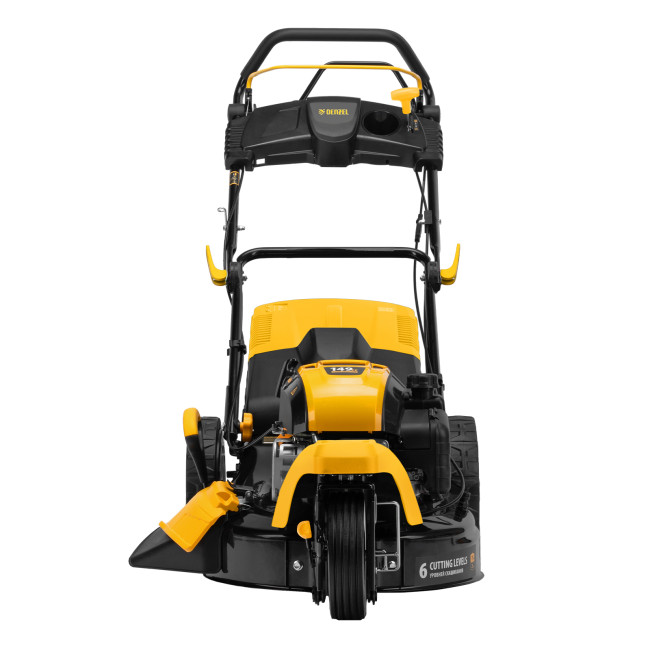 Бензиновая газонокосилка GLT-460SP-T, Trike 149 см3, 46 см, привод, панель, 60л Denzel в Красноярске Бензиновая газонокосилка GLT-460SP-T, Trike 149 см3, 46 см, привод, панель, 60л Denzel в Красноярске