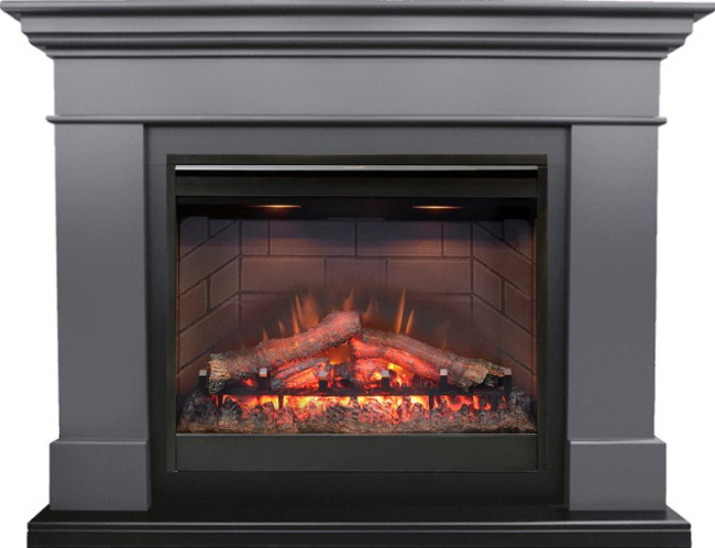 Каминокомплект California Graphite Gray - Серый графит с очагом Symphony 26'' DF2608-INT в Красноярске