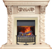 Каминокомплект Luxemburg (каменный) - Сланец/Cлоновая кость с патиной с очагом Danville Brass FB2 Каминокомплект Luxemburg (каменный) - Сланец/Cлоновая кость с патиной с очагом Danville Brass FB2