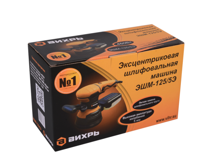 Эксцентриковая шлифовальная машина ЭШМ-125/5Э Вихрь в Красноярске