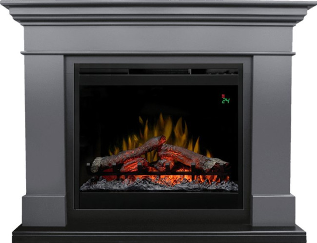 Каминокомплект California Graphite Gray - Серый графит с очагом Symphony 26'' DF2624L-INT в Красноярске