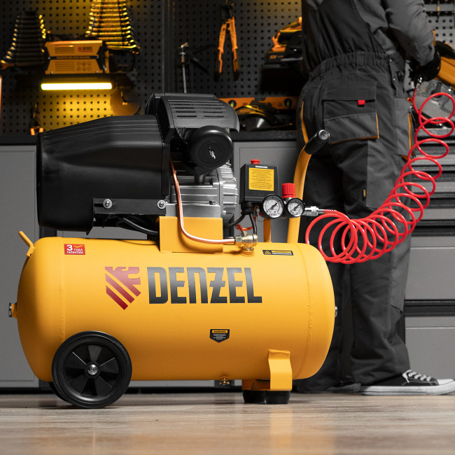 Компрессор воздушный прям. привод DCV1800/50, 1,8 кВт, 50 литров, 320 л/мин Denzel в Красноярске Компрессор воздушный прям. привод DCV1800/50, 1,8 кВт, 50 литров, 320 л/мин Denzel в Красноярске