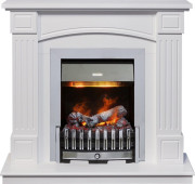Каминокомплект Boston - Белый (Высота 925см) с очагом Danville Chrome FB2 Каминокомплект Boston - Белый (Высота 925см) с очагом Danville Chrome FB2
