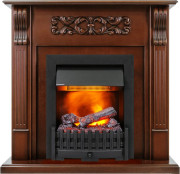 Каминокомплект Venice - Махагон коричневый антик с очагом Danville Black FB2