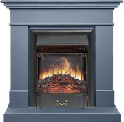 Каминокомплект California STD CRM (Разборный) - Санд антрацит с очагом Majestic FX Black Каминокомплект California STD CRM (Разборный) - Санд антрацит с очагом Majestic FX Black