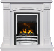 Каминокомплект Boston - Белый (Высота 925см) с очагом Flagstaff Каминокомплект Boston - Белый (Высота 925см) с очагом Flagstaff