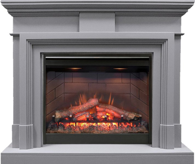 Каминокомплект Coventry Gray - Серый с очагом Symphony 26'' DF2608-INT в Красноярске