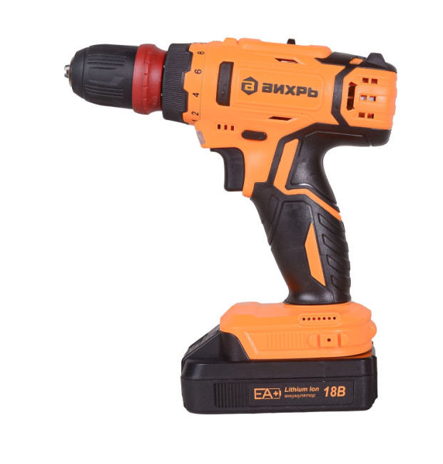 Дрель-шуруповерт аккумуляторная Вихрь ДА-18Л-2КC в Красноярске