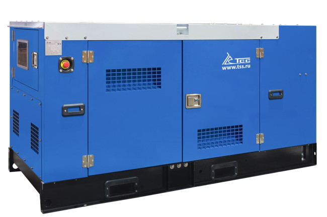 Дизельный генератор ТСС АД-50С-Т400  в шумозащитном кожухе в Красноярске