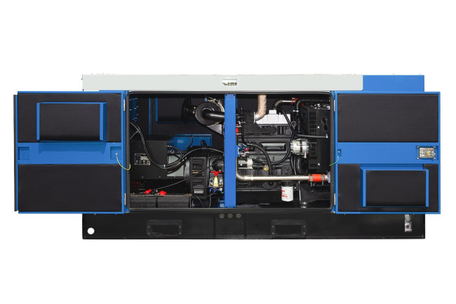 Дизельный генератор ТСС АД-50С-Т400  в шумозащитном кожухе в Красноярске