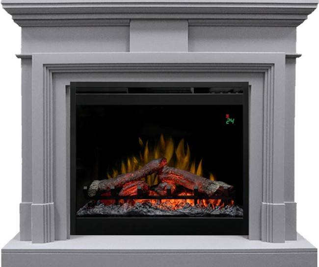 Каминокомплект Coventry Gray - Серый с очагом Symphony 26'' DF2624L-INT в Красноярске