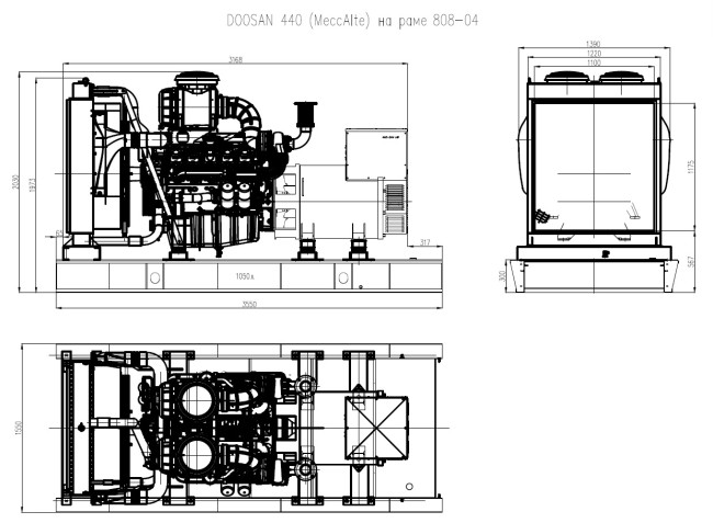Дизельный генератор ТСС АД-440С-Т400-1РМ17 (Mecc Alte) в Красноярске Дизельный генератор ТСС АД-440С-Т400-1РМ17 (Mecc Alte) в Красноярске