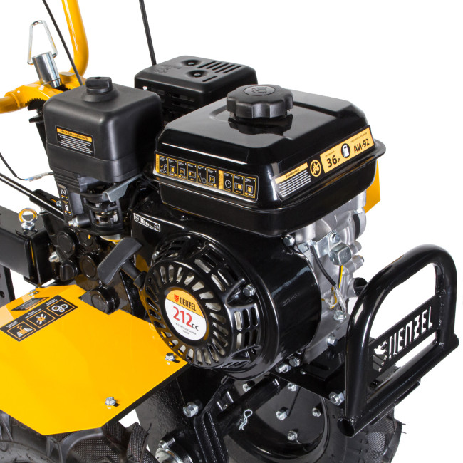 Мотоблок DPT-470, 7 л.с, ременное сцепление, ширина 85 см, глубина 35 см, фрез 3 х 4, ШОМ, передачи 3В/1Н Denzel в Красноярске Мотоблок DPT-470, 7 л.с, ременное сцепление, ширина 85 см, глубина 35 см, фрез 3 х 4, ШОМ, передачи 3В/1Н Denzel в Красноярске