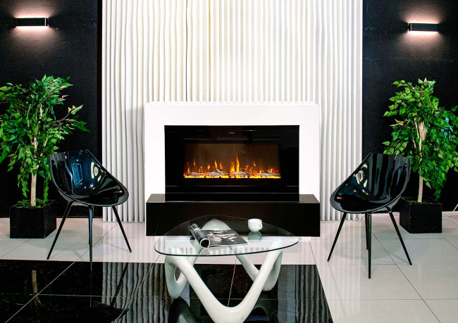 Портал Royal Flame Sorrento угловой - Белый дуб в Красноярске