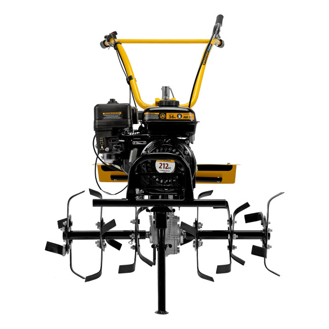 Мотоблок DPT-370X, 7 л.с, дисковое сцепление, ширина 90 см, глубина 35 см, фрез 3 х 4, ВОМ, передачи 3В/1Н Denzel в Красноярске