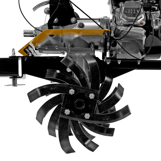 Мотоблок DPT-370X, 7 л.с, дисковое сцепление, ширина 90 см, глубина 35 см, фрез 3 х 4, ВОМ, передачи 3В/1Н Denzel в Красноярске