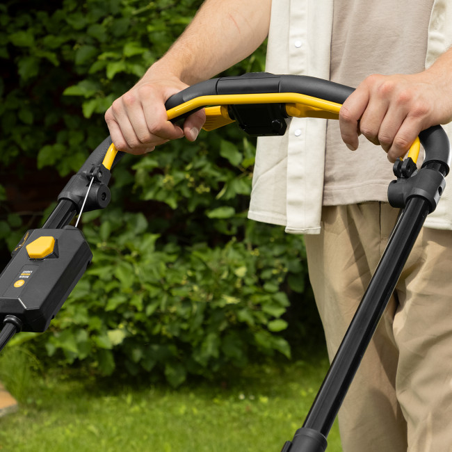 Газонокосилка аккумуляторная бесщет., RLMS560-62, привод, 560 мм, Li-ion, 62В Denzel в Красноярске Газонокосилка аккумуляторная бесщет., RLMS560-62, привод, 560 мм, Li-ion, 62В Denzel в Красноярске