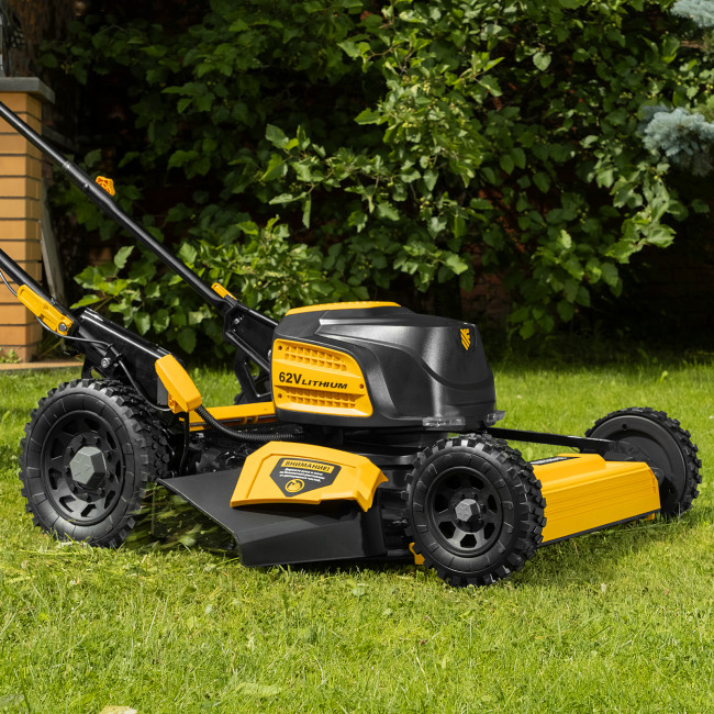 Газонокосилка аккумуляторная бесщет., RLMS560-62, привод, 560 мм, Li-ion, 62В Denzel в Красноярске Газонокосилка аккумуляторная бесщет., RLMS560-62, привод, 560 мм, Li-ion, 62В Denzel в Красноярске