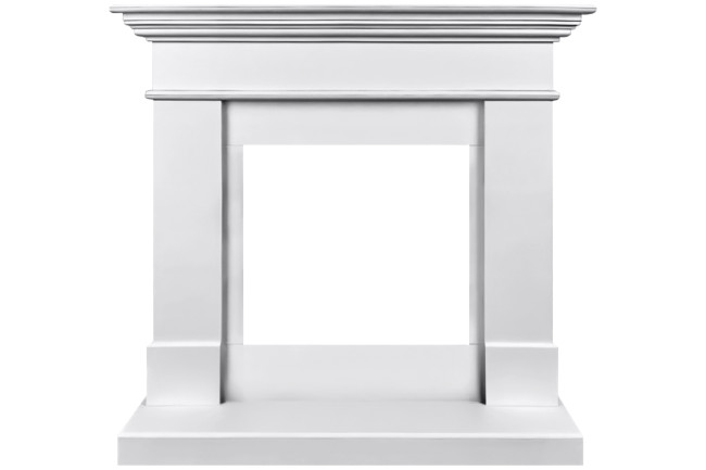 Каминокомплект California CRM (Разборный) - Белый с очагом Vision 23 EF LED FX в Красноярске