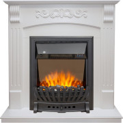 Каминокомплект Sorrento угловой - Белый дуб с очагом Aspen Black Каминокомплект Sorrento угловой - Белый дуб с очагом Aspen Black