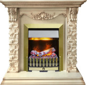 Каминокомплект Adriana - Cлоновая кость с очагом Danville Antique Brass FB2