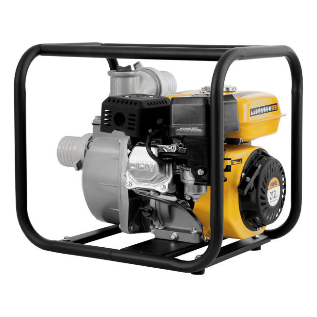 Мотопомпа бензиновая для чистой воды PX-80, 7 л.с, 3", 1000 л/мин, глубина 8 м, напор 30 м Denzel в Красноярске