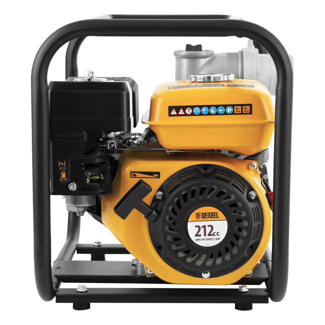 Мотопомпа бензиновая для чистой воды PX-80, 7 л.с, 3", 1000 л/мин, глубина 8 м, напор 30 м Denzel в Красноярске