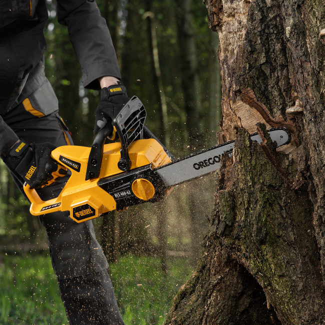 Пила цепная  аккумуляторная  бесщет., RCS 400-62, 400 мм, Li-ion, 62В Denzel в Красноярске