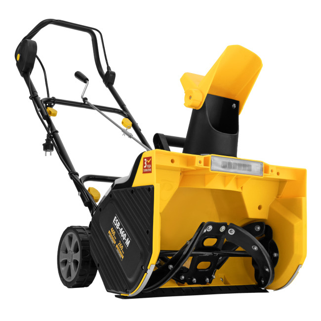 Электрическая снегоуборочная машина ESB-460-M, 1.8 кВт, металлический шнек, LED фара Denzel в Красноярске