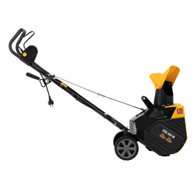 Электрическая снегоуборочная машина ESB-460-M, 1.8 кВт, металлический шнек, LED фара Denzel в Красноярске