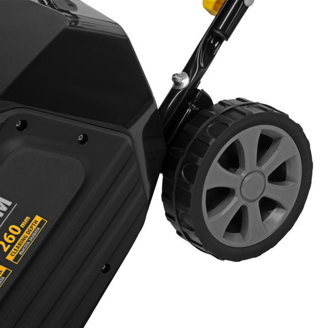 Электрическая снегоуборочная машина ESB-460-M, 1.8 кВт, металлический шнек, LED фара Denzel в Красноярске