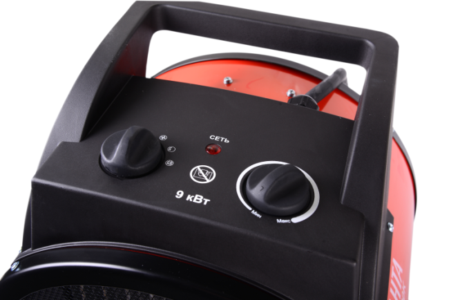 Тепловая электрическая пушка ТЭПК-9000K (керам.нагревательный элемент,круглая) Ресанта в Красноярске