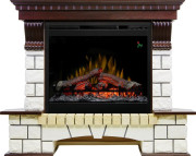 Каминокомплект Pierre Luxe угловой - Темный дуб / Белый с очагом Symphony 26'' DF2624L-INT Каминокомплект Pierre Luxe угловой - Темный дуб / Белый с очагом Symphony 26'' DF2624L-INT