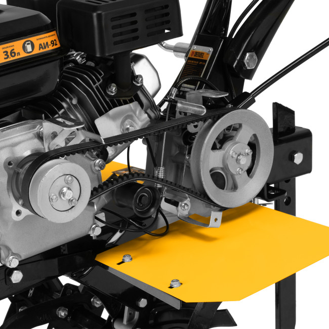 Мотоблок DPT-170, 7 л.с., ремен.сцеп, шир 85 см, глуб 35 см,фрез 3х3,ШОМ,скор 2В/1Н,кол 8" Denzel в Красноярске Мотоблок DPT-170, 7 л.с., ремен.сцеп, шир 85 см, глуб 35 см,фрез 3х3,ШОМ,скор 2В/1Н,кол 8" Denzel в Красноярске