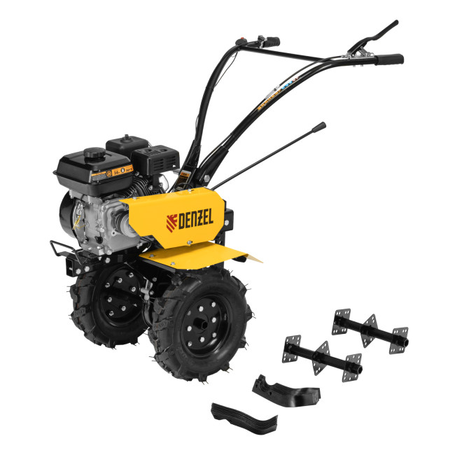 Мотоблок DPT-170, 7 л.с., ремен.сцеп, шир 85 см, глуб 35 см,фрез 3х3,ШОМ,скор 2В/1Н,кол 8" Denzel в Красноярске Мотоблок DPT-170, 7 л.с., ремен.сцеп, шир 85 см, глуб 35 см,фрез 3х3,ШОМ,скор 2В/1Н,кол 8" Denzel в Красноярске