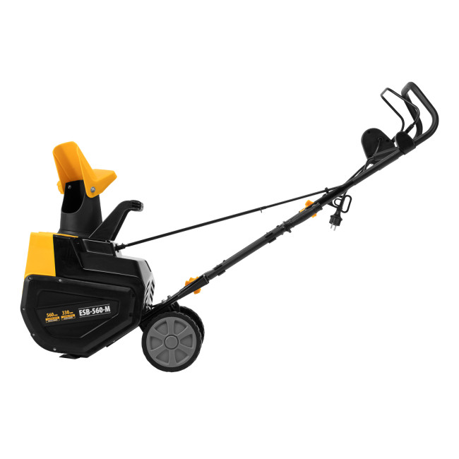 Электрическая снегоуборочная машина ESB-560-M, 2,5 кВт, металлический шнек, LED фара Denzel в Красноярске