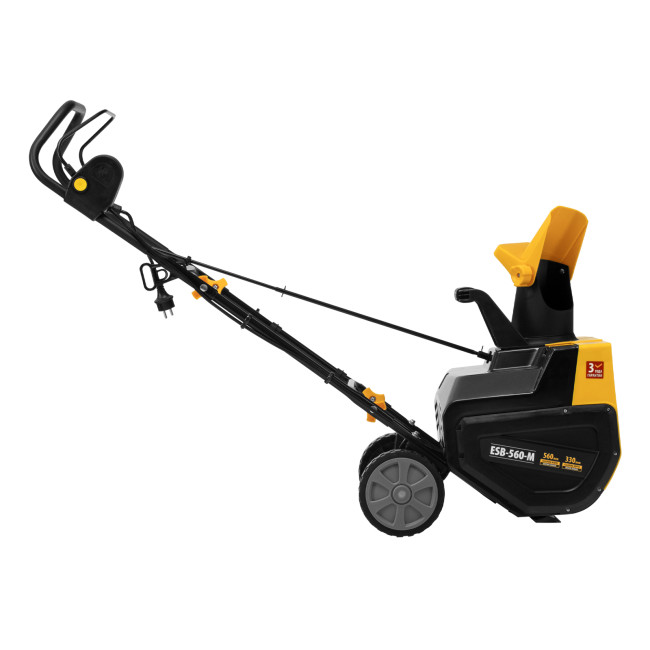 Электрическая снегоуборочная машина ESB-560-M, 2,5 кВт, металлический шнек, LED фара Denzel в Красноярске