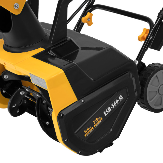 Электрическая снегоуборочная машина ESB-560-M, 2,5 кВт, металлический шнек, LED фара Denzel в Красноярске