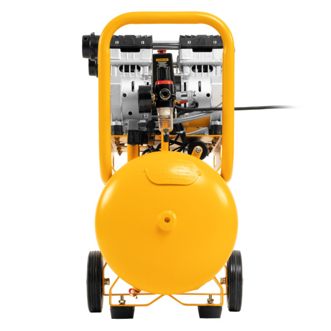 Компрессор безмасляный, малошумный DLS 1500/50, 1500 ВТ, 2x750, 50 л, 260 л/мин Denzel в Красноярске