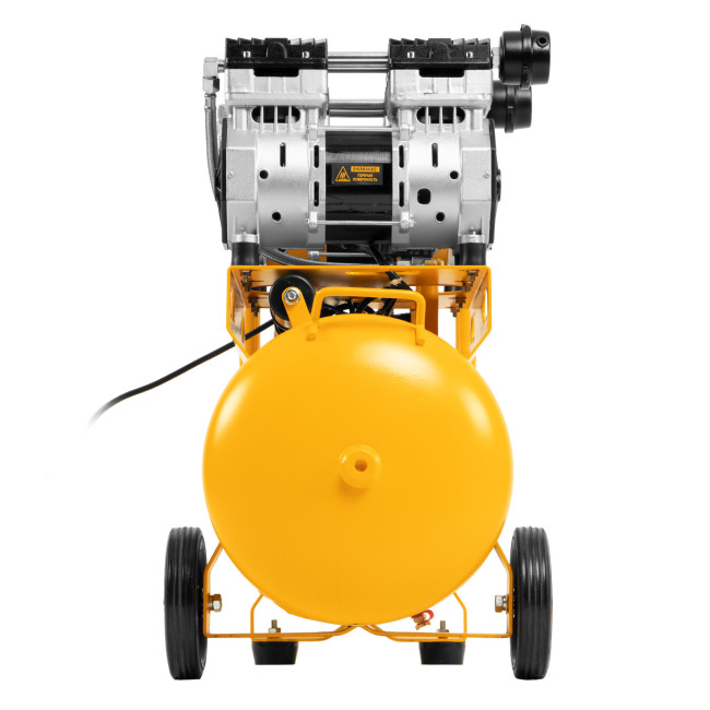 Компрессор безмасляный, малошумный DLS 1500/50, 1500 ВТ, 2x750, 50 л, 260 л/мин Denzel в Красноярске