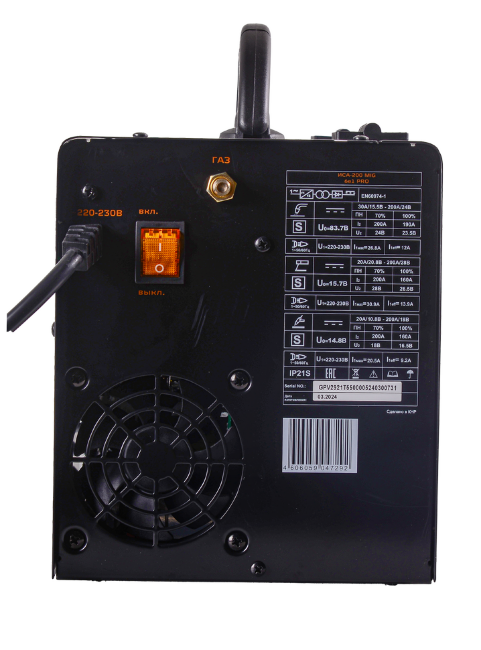 Сварочный полуавтомат Вихрь ИСА-200 MIG 6в1 PRO в Красноярске