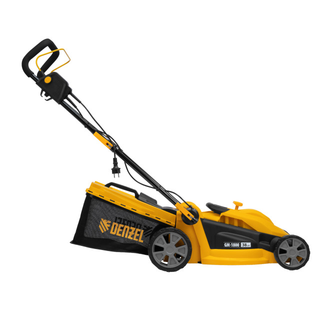 Газонокосилка электрическая GM-1800, 1800 Вт, шир. 38 см, 6 уров., травосб. 40 л. Denzel в Красноярске Газонокосилка электрическая GM-1800, 1800 Вт, шир. 38 см, 6 уров., травосб. 40 л. Denzel в Красноярске