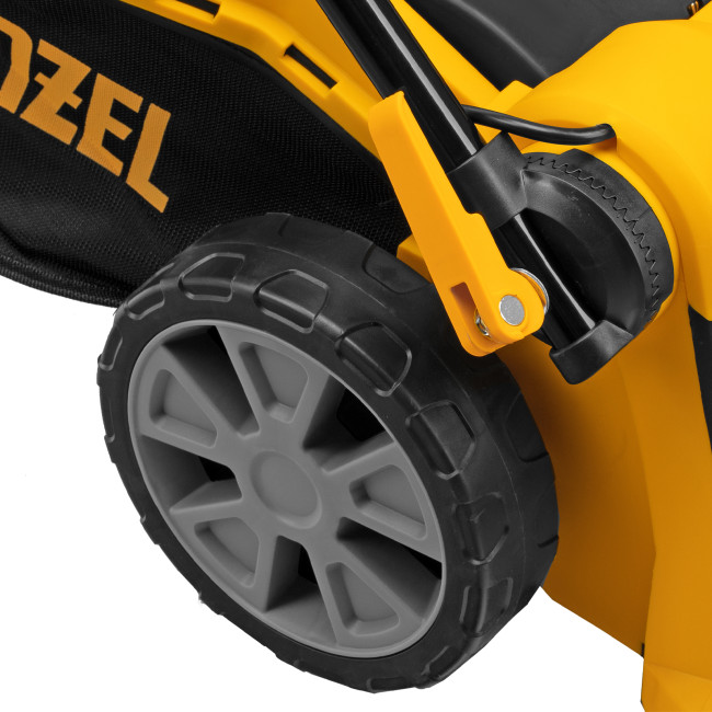 Газонокосилка электрическая GM-1800, 1800 Вт, шир. 38 см, 6 уров., травосб. 40 л. Denzel в Красноярске Газонокосилка электрическая GM-1800, 1800 Вт, шир. 38 см, 6 уров., травосб. 40 л. Denzel в Красноярске