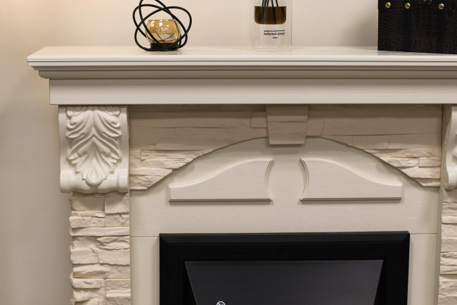 Каминокомплект Dublin - Венге / Сланец с очагом Fobos FX M Black RC в Красноярске