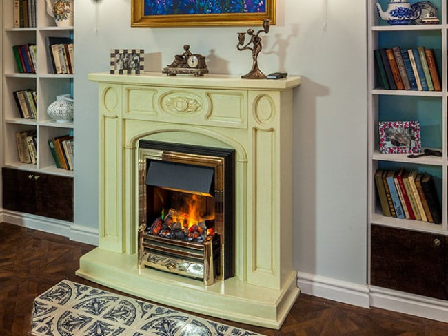 Портал Dimplex Florence - Слоновая кость с патиной в Красноярске